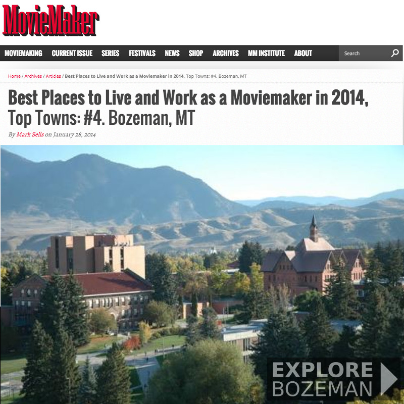 Best Places to Live and Work as a Moviemaker