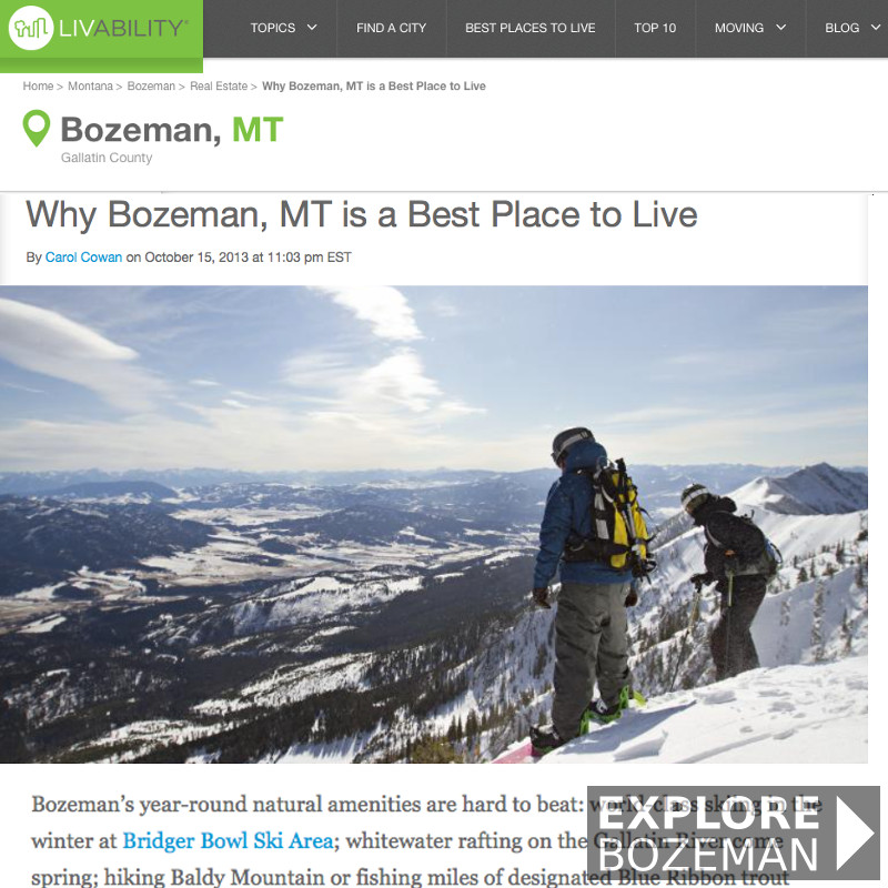 Why Bozeman Montana Is A Best Place To Live