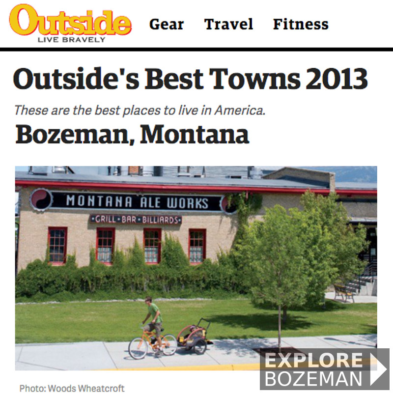 Outside Magazine Best Towns - Bozeman, Montana